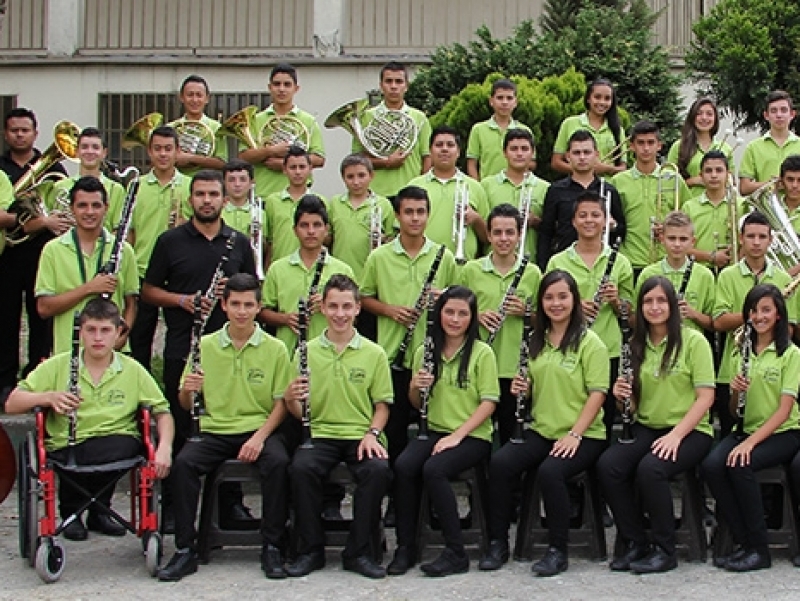 Concert gratuït de la Banda Sinfónica de Villamaría de Caldas (Colombia) 