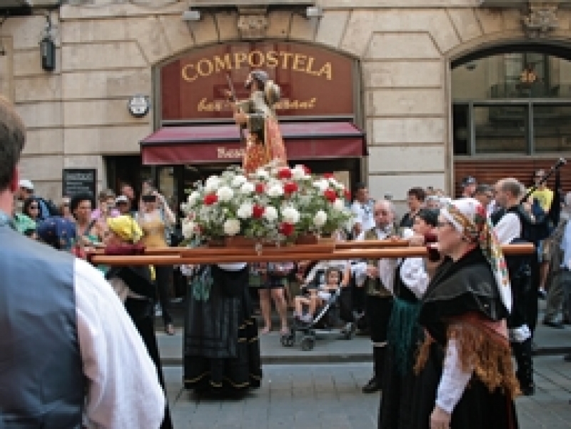 Processó de Sant Jaume organitzada pel Centro Galego de Barcelona