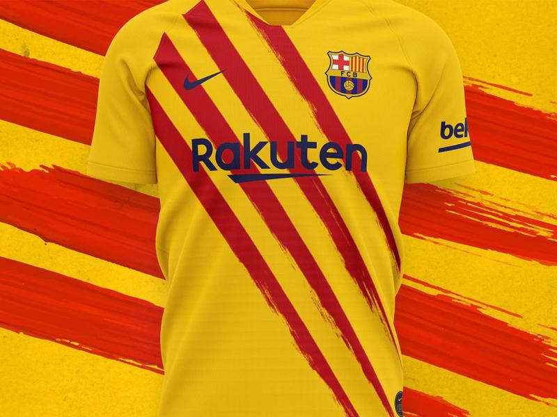Edició limitada de la nova equipació del FC Barcelona a la Barça Store Canaletes