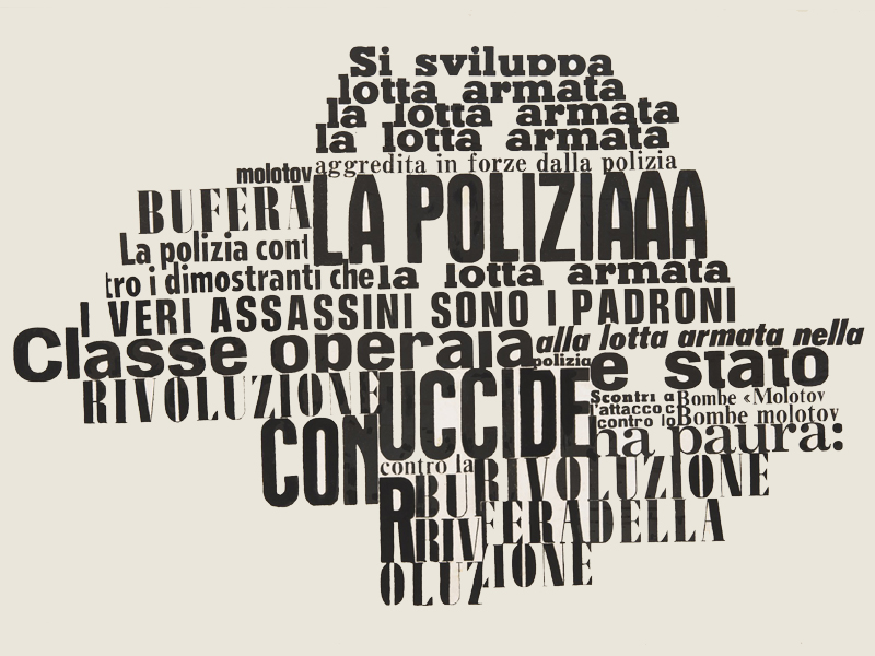 'La violència il·lustrada' de Nanni Balestrini a La Virreina Centre de la Imatge