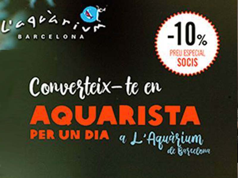 Convertiu-vos en 'Aquaristes per un dia' a l'Aquàrium de Barcelona
