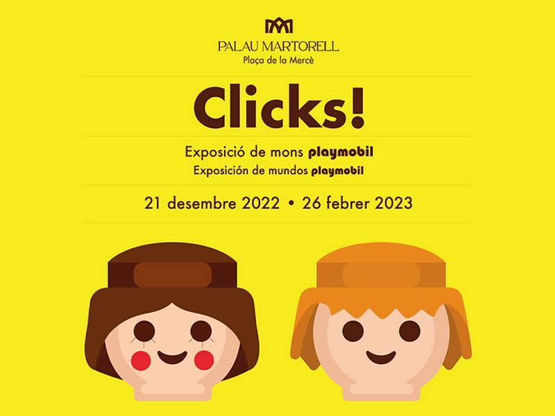 'Clicks!' El món de Playmobil al Palau Martorell