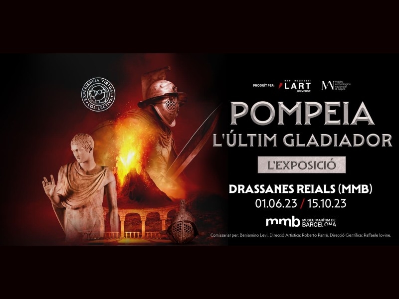 Pompeia l'últim gladiador, una exposició immersiva a les Drassanes Reials