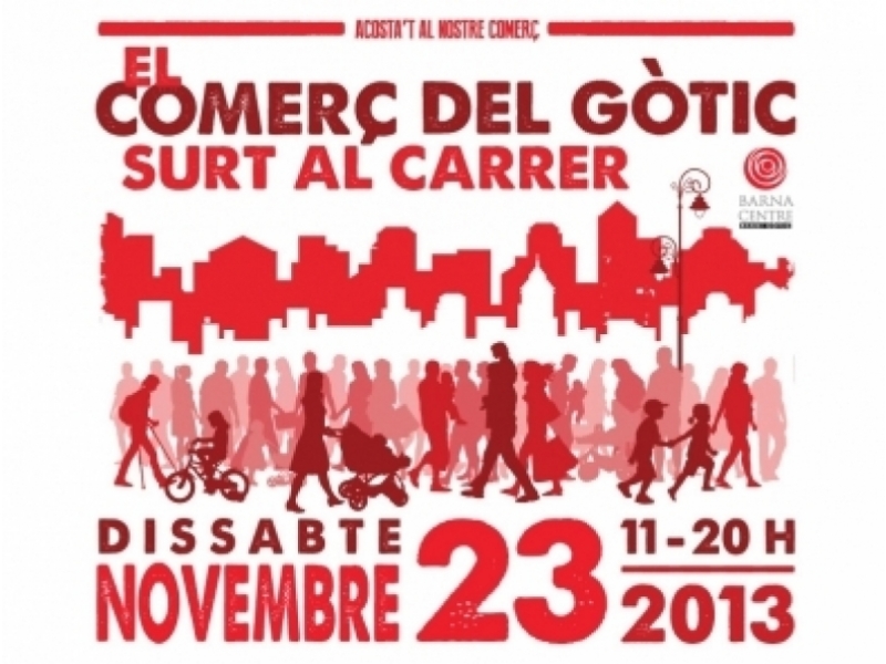 El 23 de novembre, el comerç del Gòtic surt al carrer!