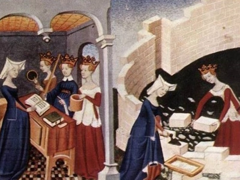 Dones medievals a la Biblioteca del Gòtic-Andreu Nin