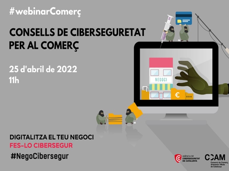 Sessió formativa online: 'Consells de ciberseguretat per al comerç'