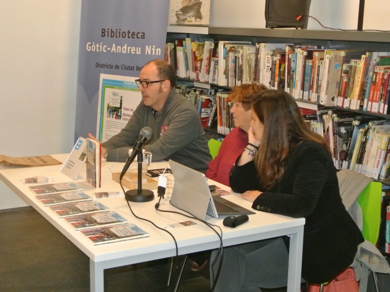 Presentació del llibre Personajes de la Rambla en el imaginario popular a la Biblioteca del Gòtic - Andreu Nin