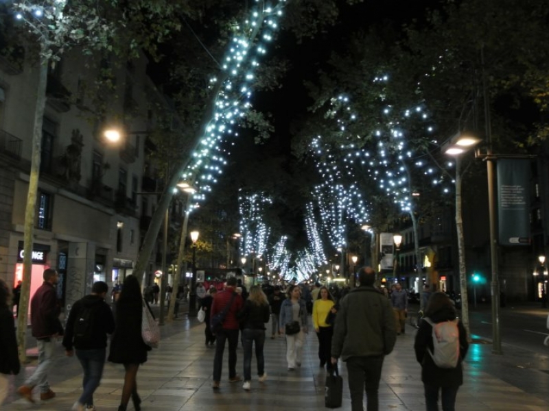 Ja tenim llums de Nadal a La Rambla! (3)