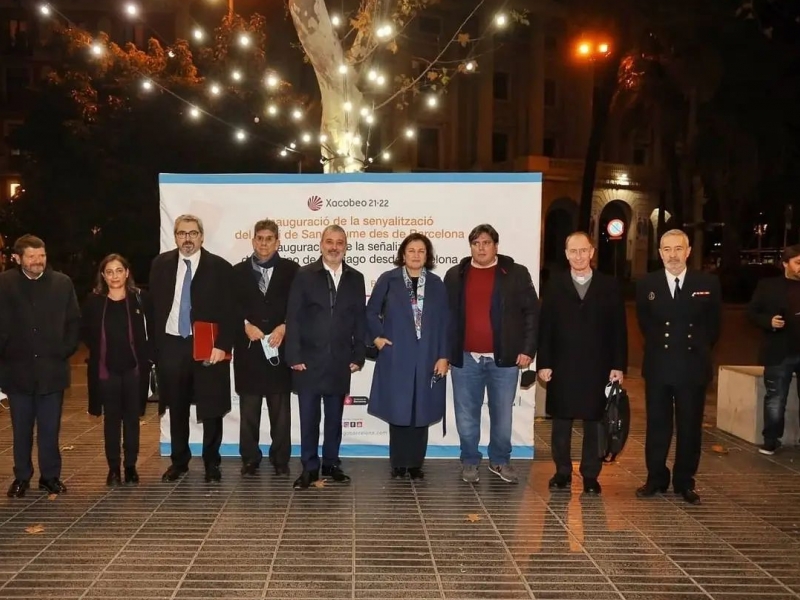Inauguració de la senyalització del Camino de Santiago al seu pas per Barcelona (10)
