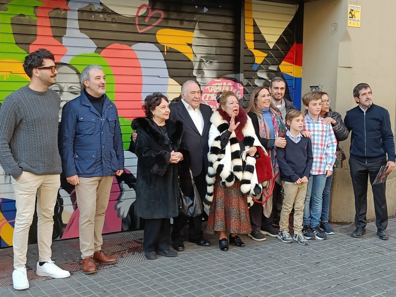 El Tablao Flamenco Cordobés inaugura un mural de l'artista Fert dedicat als seus fundadors (7)