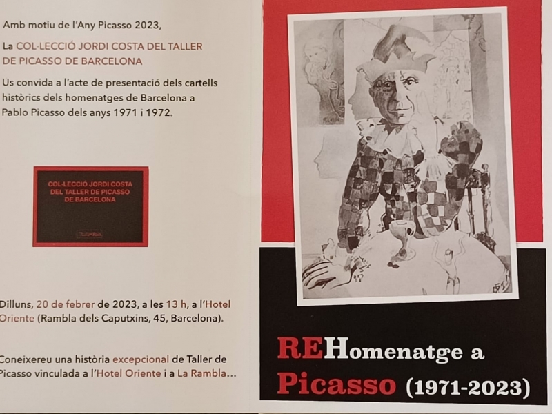 Presentació dels cartells històrics dels homenatges de Barcelona a Picasso (2)