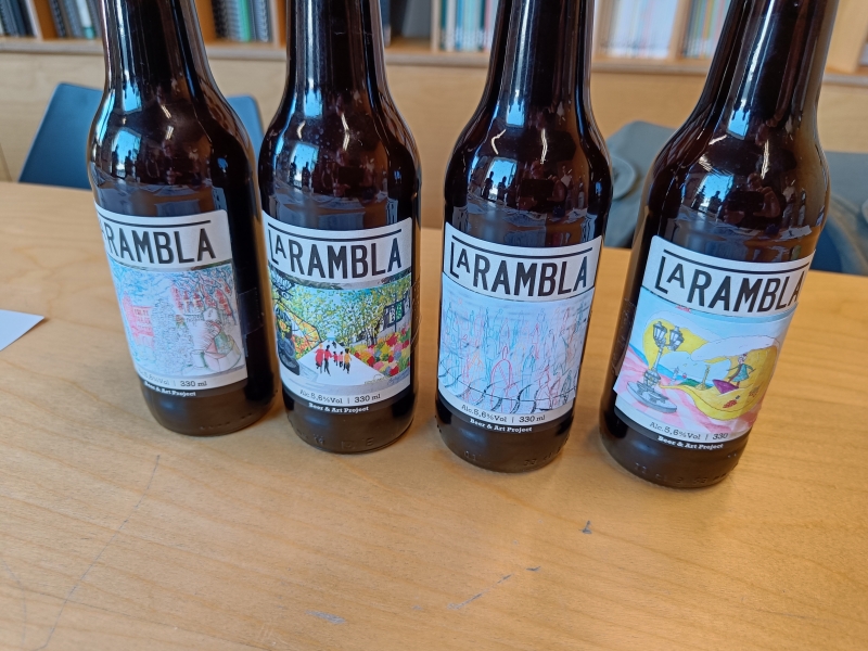El concurs per dissenyar l'etiqueta de la cervesa La Rambla ja té guanyadora (2)
