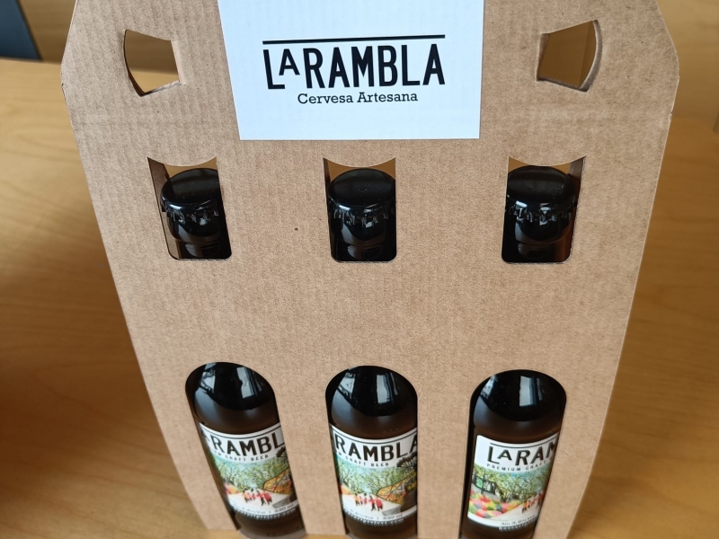Ja està disponible la cervesa La Rambla amb la nova etiqueta guanyadora del concurs (2)