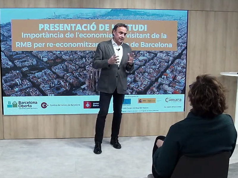 Barcelona Oberta presenta l'estudi 'Importància de l’economia del visitant RMB per reeconomitzar el centre de Barcelona'
