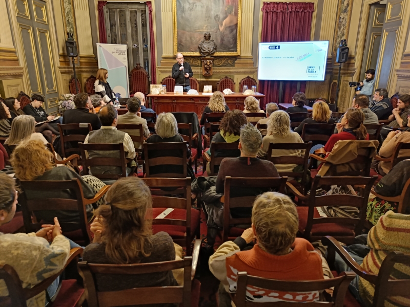 Presentació de la Xarxa de Viles del Llibre a la Reial Acadèmia de Ciències i Arts de Barcelona