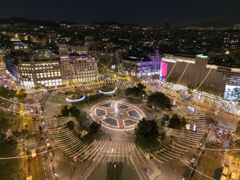 La plaça Catalunya tornarà a ser l'epicentre de la celebració nadalenca de Barcelona