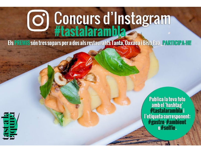 Concurs d'Instagram al Tast a La Rambla
