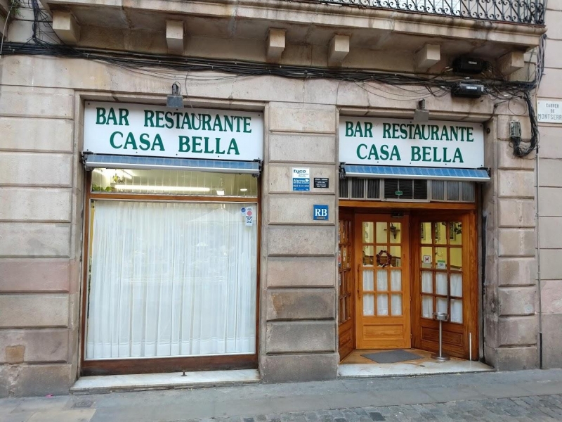 Menú migdia de dilluns a divendres al Restaurante Casa Bella