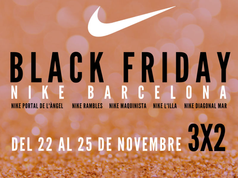 Black Friday a la botiga Nike de La Rambla (3x2)