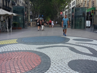 El Mosaic de Miró al Pla de l'Os